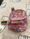 Pink Backpack 18” Doll Clothes  Accessory For American Girl Pocket With Colors.