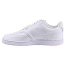 Nike Men's Court Vision Low Sneaker, White/Whiteblack, 10