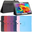 Folio Genuine Leather Case Cover For Tab 4 10.1 SM-T530 Tablet!!?