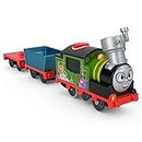 Thomas and Friends Talking Toy Train, Battery-Powered Motorized Whiff Engine with Phrases Sounds and Cargo for Preschool Play, UK English Version, HRB39