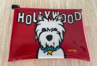 Marc Tetro, Los Angeles, Westie dog Cosmetic Bag Pencil case Gift Lined Zip VGC