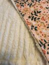 NEW Handmade Baby Burp Cloths Soft Set Of 3 Shower Gift Baby Girl Floral Pink 