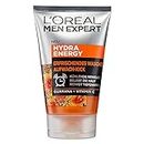 L'Oréal Men Expert Gesichtsreinigung für Männer, Erfrischendes und pflegendes Reinigungsgel mit Aufwach-Kick für Männer, Hydra Energy, 1 x 100 ml