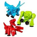 Zing Stikbot Mega Monsters 3 Pack, Complete Set of 3 Stikbot Poseable Monster Action Figures, Cerberus, Gigantus and Scorch
