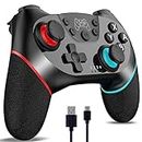 [2024 New Version] CuleedTec Wireless Switch Controller, Switch Pro Controller Remote Gamepad Compatible with Switch/Lite/OLED, with 6-Axis Gyro, Dual Motors, Wake-up and Turbo Function