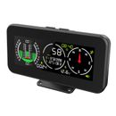 Universal Car Digital GPS Inclinometer Compass 4x4 Off Road Slope Gauge KM/H MPH