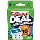 Monopoly Deal Card Game | Quick-Playing Card Game | Fun Games for Families and Kids | Ages 8 and Up | 2 to 5 Players | 15 Mins. | Travel Games (English & French)
