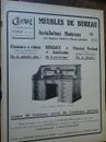 COSMOS office furniture + BOUYTAUD & Cie BORDEAUX pub paper ILLUSTRATION 1910