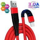 Heavy Duty Braided Long USB Fast Charger Cable Lead For iPhone 14 13 12 11 X 7 8