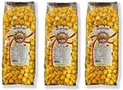 Campbell's Sweets Factory Dichotomy Popcorn 3 Pack Cheesy Gourmet Caramel Corn - 3 Bag Gift Pack Flavored Specialty Popped Popcorn