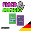 PS2 Bundle FMCB 8MB Memory Card & MX4SIO Micro SD Speicherkarte Bundle Homebrew