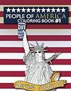 People of America Coloring Book: A Great Gag Gift Book with Detailed Illustrations and Hilarious Characters, Laughter-Loaded Coloring Experience for ... of Walmart to Different Memorable Characters