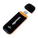 Amazon Basics 4G LTE WiFi USB Dongle Stick with All SIM Support | Plug & Play Data Card with up to 150Mbps Data Speed, Hotspot for 10 People, Premium QUALCOMM Chipset, Single_Band, Black