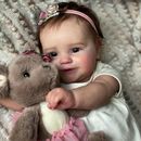 Muñecas bebé renacido de 20" vinilo cuerpo completo muñeca recién nacidos niños juguete regalo de cumpleaños