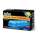 4 Pack : Braun CCR2 Cleaner Refill Kit (4 pack)