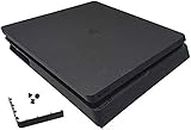 New Replacement Top Upper & Bottom Cover Full Housing Shell Case Cover for Sony Playstation 4 PS4 Slim Console Black