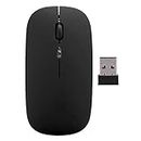 Tosuny Rechargeable Wireless Mouse,Thin and Light Mouse Support Dual Mode of Receiver and for Bluetooth, Mouse for Bluetooth Notebook Game Universal Office Supplies