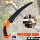 14" Pruning Saw Hand Saw with Save Lock for Garden Camping Woodwork