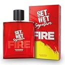 Set Wet Fire Perfume for Men, 100ml|Woody Long Lasting Perfume for Men|Gift for Men|Best Date Night Fragrance