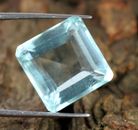 Natural Treated Aquamarine Mix Cut Ring Size Gemstone Certified Engagement Gift