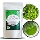 Otsuka Green Tea Co - Organic Ceremonial Matcha - Direct Import From Japan - Japanese Matcha Green Tea Powder (Organic Ceremonial Matcha 50g) (Large 100g)