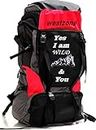 The Westzone travel Backpack rucksack with shoe compartment for Outdoor Sport Hiking Trekking Bag Camping Water Resistance Travel Bag. Rucksack - 50 L (Red, Black)