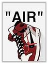 Hypebeast Chicago Sneaker Poster – (12x16 Inch) Unframed – AJ Wall art, Hypebeast Room Decor, Michael Jordan Poster, Sneaker Air Gym Shoes Shoebox Collection Aesthetic Cool Poster for Teen Boys Guys