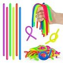 Fidget Toys,Monkey Noodles,6Pcs Fidget Tactile Sensory Toys,Stretchy Jelly String Noodles,Sensory Toys for Children,Fidget Toys Stretchy String for Children&Adults