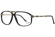 Cazal 6024 001 Eyeglasses Men's Black/Gold Full Rim Pilot Optical Frame 60mm