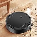 Household Intelligent Suction Sweeping Robot Vacuum Cleaner - Quiet Dragging Integrated Lazy Sweeping Robot Mobile Spray Humidifier Vacuum Cleaner for Home Kitchen Bedroom Hard Floors (Black)