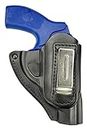 VlaMiTex IWB 11 Holster pour Revolver Smith & Wesson 31/34 / 36/38 / 43/60 / 351/360 / 442/637 / 638/640 / 642/649 Chiefs Special/Ruger LCR/Taurus 85/856 / Kimber K6S en Cuir