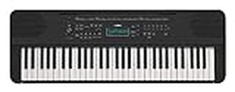 Yamaha Digital Keyboard PSR-E360B, black - Entry-level digital keyboard with 61 touch-sensitive keys, portable keyboard in classic design for any living space