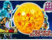 Cubo de palomitas de maíz Dragon Ball Super BROLY película cine Son Goku y Vegeta usado Japón