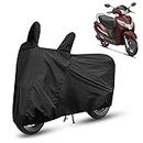 AutoRetail Two Wheeler Bike and Scooty Cover for Honda Activa 125 with Buckle Lock (Black)