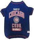 Pets First MLB Chicago Cubs Dog Tee Shirt, Large