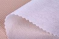 Wefab Non-Woven Fusible Interfacing Polyester Interfacing Fabric Single-Sided Iron on Interlining 40inch x 6 Meter (White)
