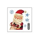 Sticker Set Red Luminous Santa Stickers Bedroom Living Room Decorative Self-Adhesive Wall Sticker Hoverboard for Children Girls (Gold, One Size)