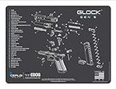 EDOG GEN5 Gun Cleaning Mat - Schematic (Exploded View) Diagram Compatible with Glock Gen5 Series Pistol 3 mm Padded Pad Protect Your Firearm Magazines Bench Surfaces Gun Oil Solvent Resistant