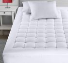 Pillow Top Queen Size Mattress Topper Hypoallergenic Cooling Soft Cover Pad Bed