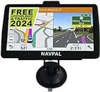 GPS Navigation, (7 INCH) with 2020 AUSTRALIA NZ & World MAPS Edition + Free Lifetime Updates [100% no Hidden fees], GPS Navigation for Car Truck Motorhome, Features Postcodes, Speed Cam Alerts, Lane Guidance