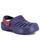 Nautica Kids River Edge Toddler Clogs - Water Shoe Closed-Toe Sport Sandal For Boys and Girls-Navy Red-7