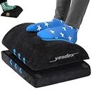 YESDEX Foot Rest Cushion, 3IN1 Ergonomic Under Desk Foot Pillow, Adjustable Detachable Comfort Foot Stool for Gaming, Office and Home