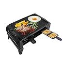 BBQ Grill Outdoor Barbecue Grill Smoke-free Korean- multi-function barbecue -Smoke-Less Infrared Grill, Indoor Grill, Heating Electric Tabletop Grill QIByING