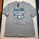 Majestic 2023 MLB Seattle All Star Game Logo T-Shirt Gray | NWT Size XL