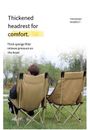 Sillas plegables de camping ligeras patio exterior jardín silla de playa asiento de pesca