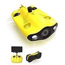 Underwater Drone with a 4K Image Stabilization Camera, underwater submarine, Direct-Connect Remote Controller, Dive to 330ft Underwater, Portable ROV for Real Time Viewing Depth and Temperature Data