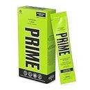 Prime Hydration+ Stick Pack | Electrolyte Drink Mix | 10% Coconut Water | 250mg BCAAs | Antioxidants | Naturally Flavored | Zero Added Sugar | Easy Open Single-Serving Stick | Lemon Lime, 6 Sticks