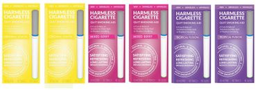 Harmless Cigarette Quit Smoking Aid Variety 6 Pack Tropical Fusion Berry & Lemon