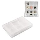 3DS Game Holder Card Case, 28-in-1 Game Holder Card Case Compatible with Nintendo NEW 3DS / NEW 3DS XL / 3DS / 3DS XL / DSi / DSi XL / DS / NEW 2DS /NEW 2DS XL / 2DS/ 2DS XL Catridge Storage Box White