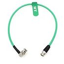 Rugged 4K 60p 12G 6G 3G SDI Video Coaxial Shielded Cable 75 Ohm BNC to BNC for ARRI RED Sony Camera 50cm